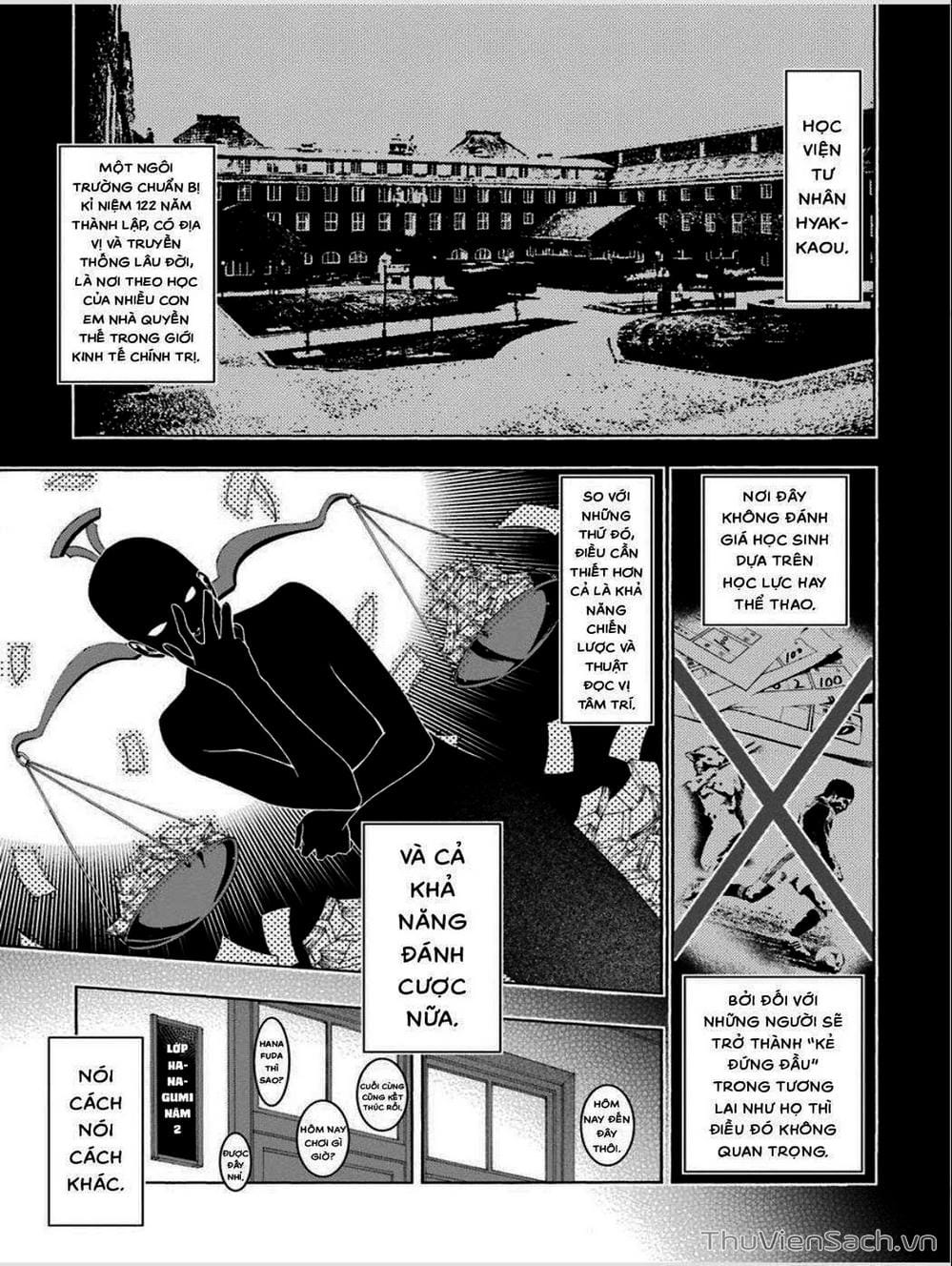 Truyện Tranh Học Viện Đỏ Đen - Kakegurui trang 3