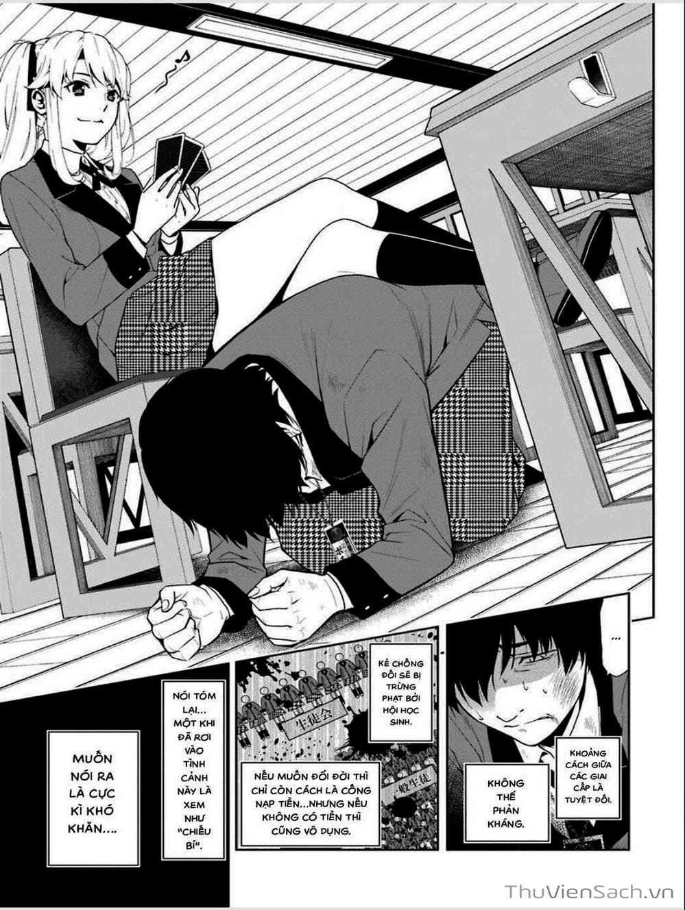 Truyện Tranh Học Viện Đỏ Đen - Kakegurui trang 3