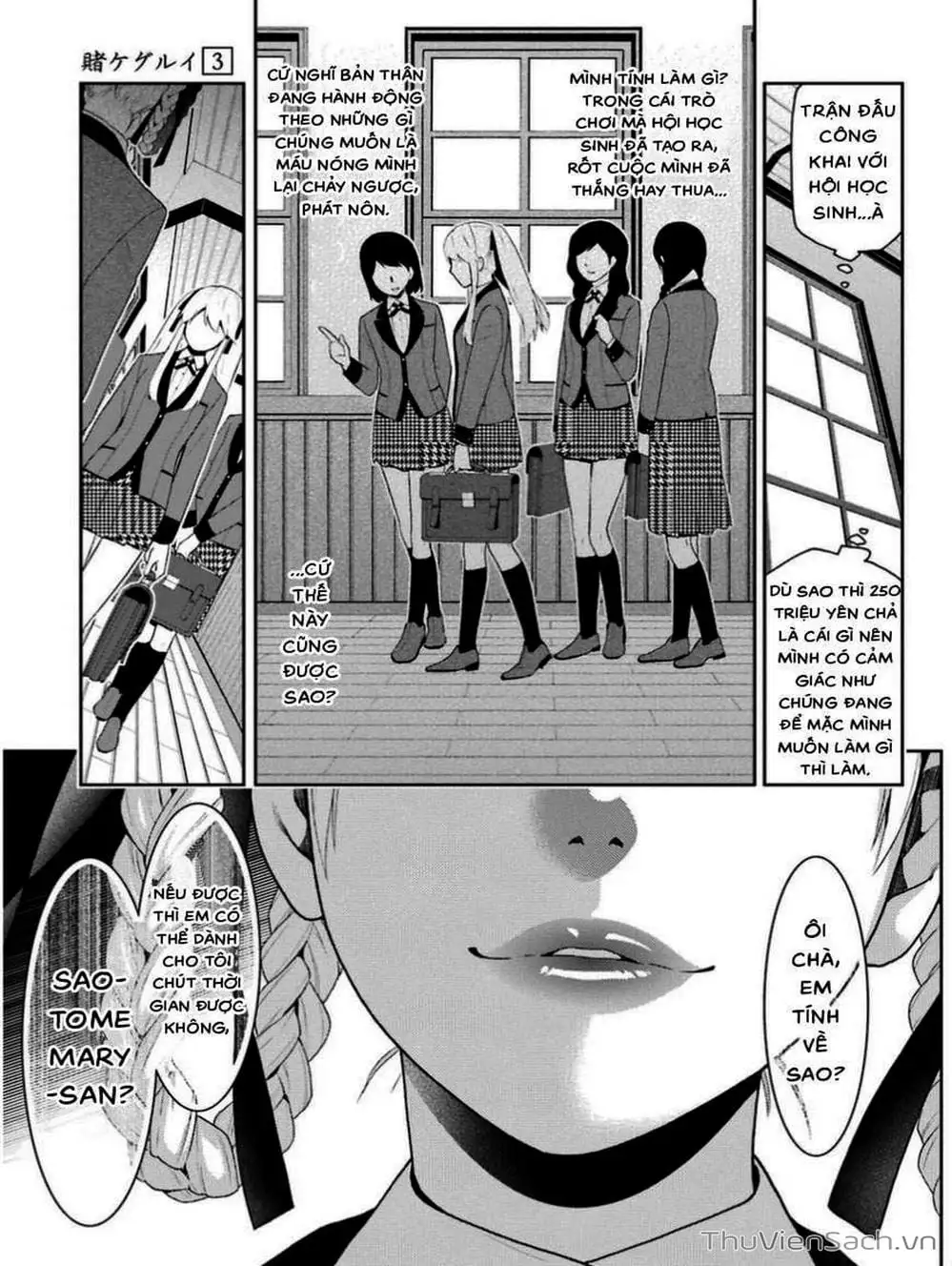 Truyện Tranh Học Viện Đỏ Đen - Kakegurui trang 3