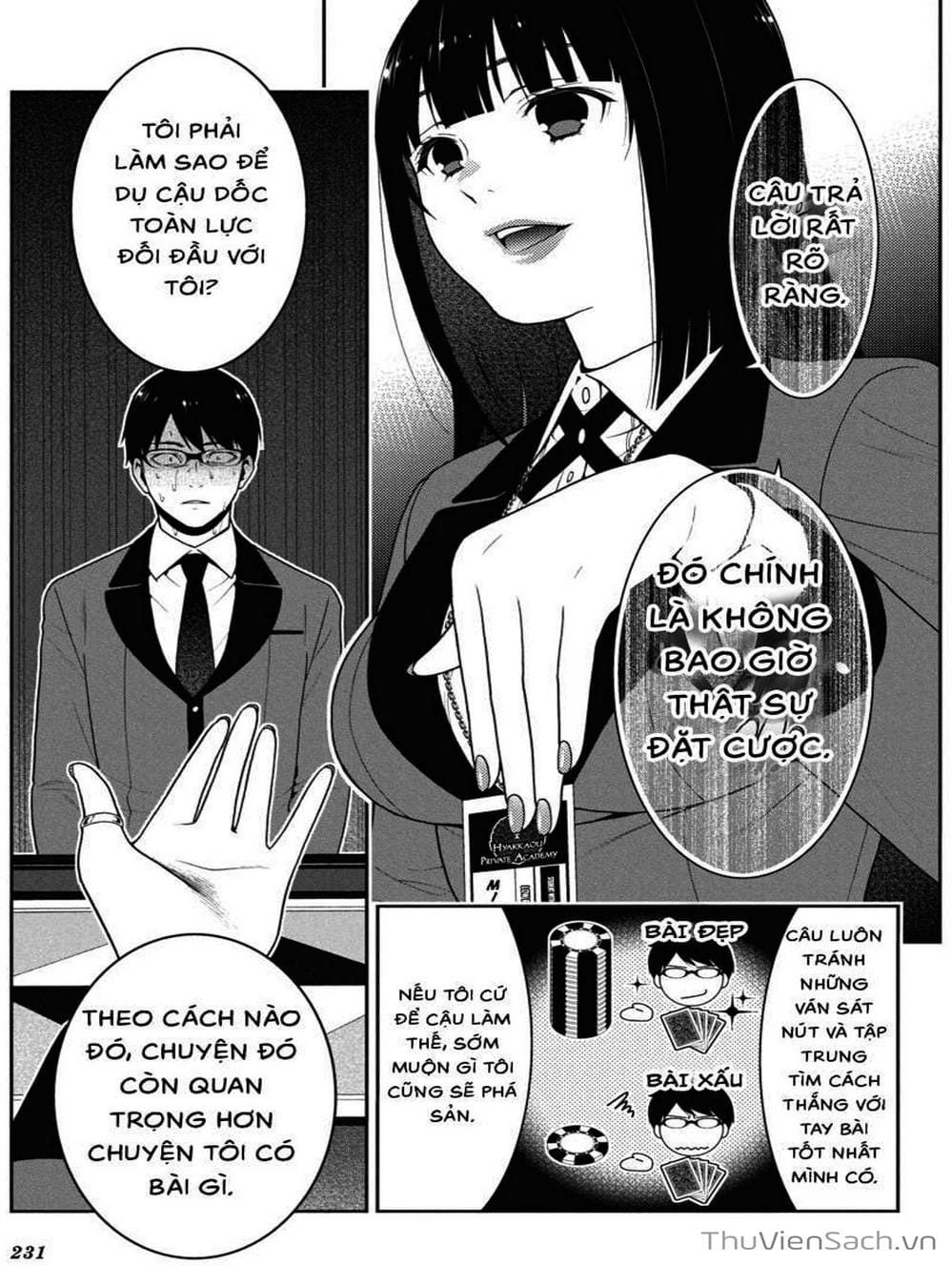 Truyện Tranh Học Viện Đỏ Đen - Kakegurui trang 3