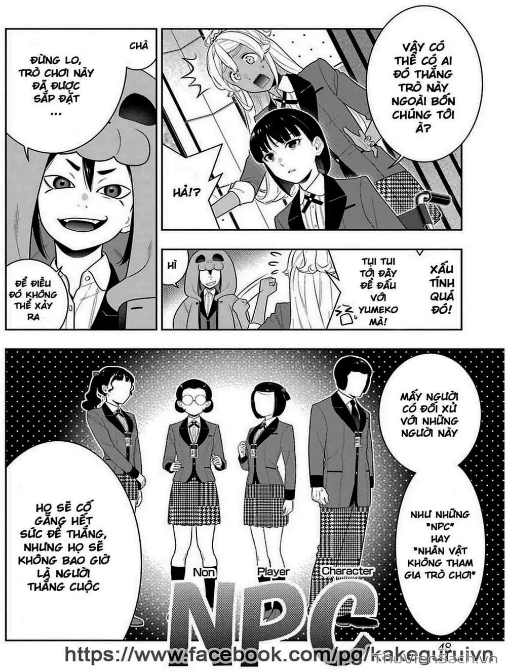 Truyện Tranh Học Viện Đỏ Đen - Kakegurui trang 3