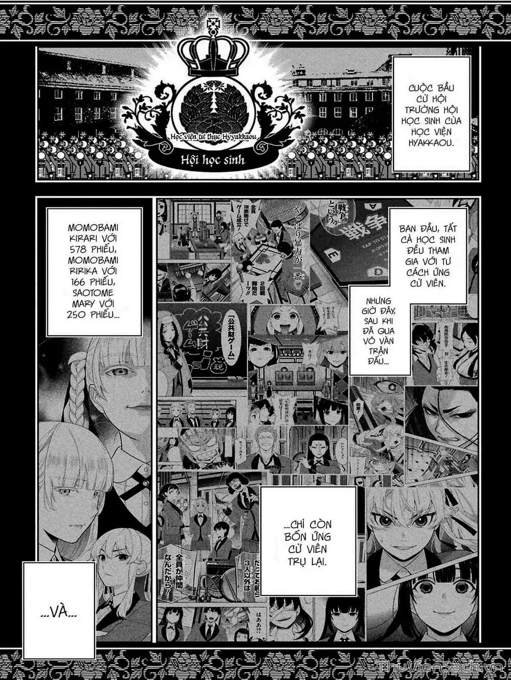 Truyện Tranh Học Viện Đỏ Đen - Kakegurui trang 3