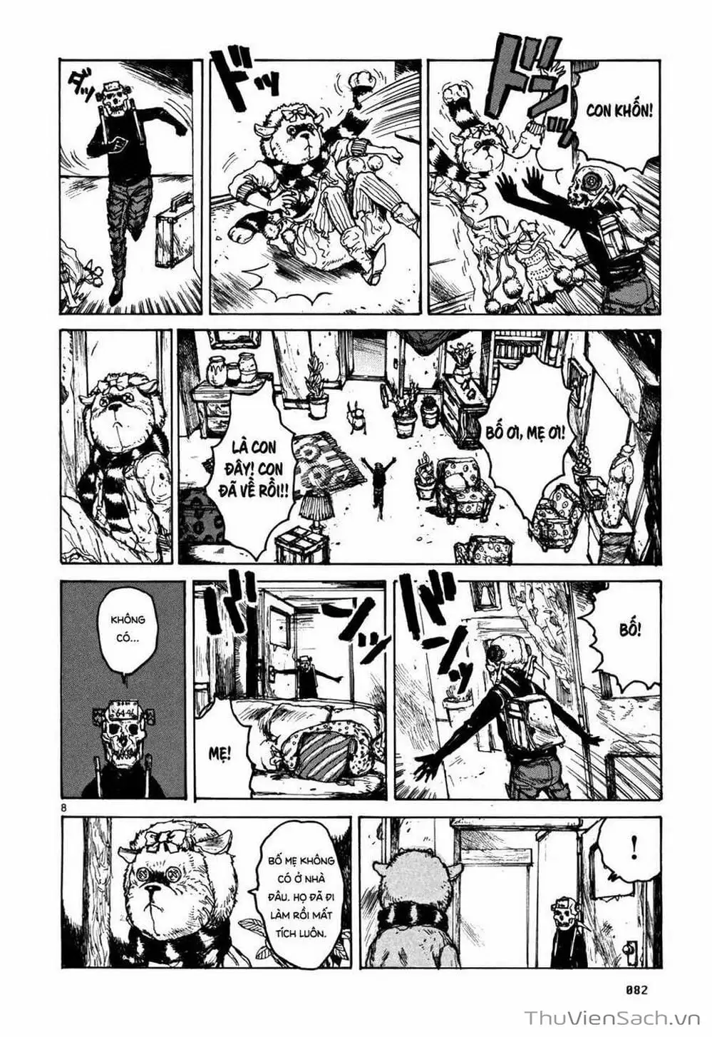 Truyện Tranh Kẻ Mất Trí Và Thế Giới Ma Thuật - Dorohedoro trang 5