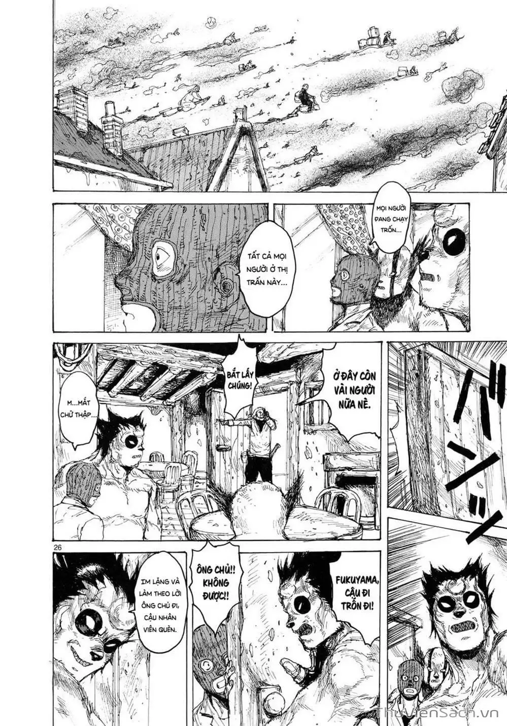 Truyện Tranh Kẻ Mất Trí Và Thế Giới Ma Thuật - Dorohedoro trang 5