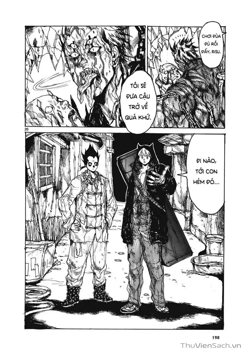 Truyện Tranh Kẻ Mất Trí Và Thế Giới Ma Thuật - Dorohedoro trang 5