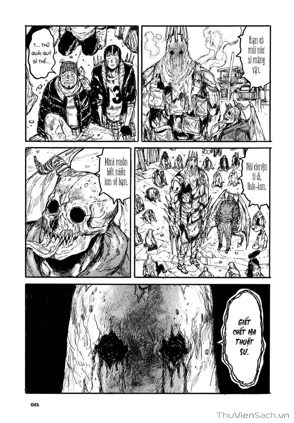 Truyện Tranh Kẻ Mất Trí Và Thế Giới Ma Thuật - Dorohedoro trang 5