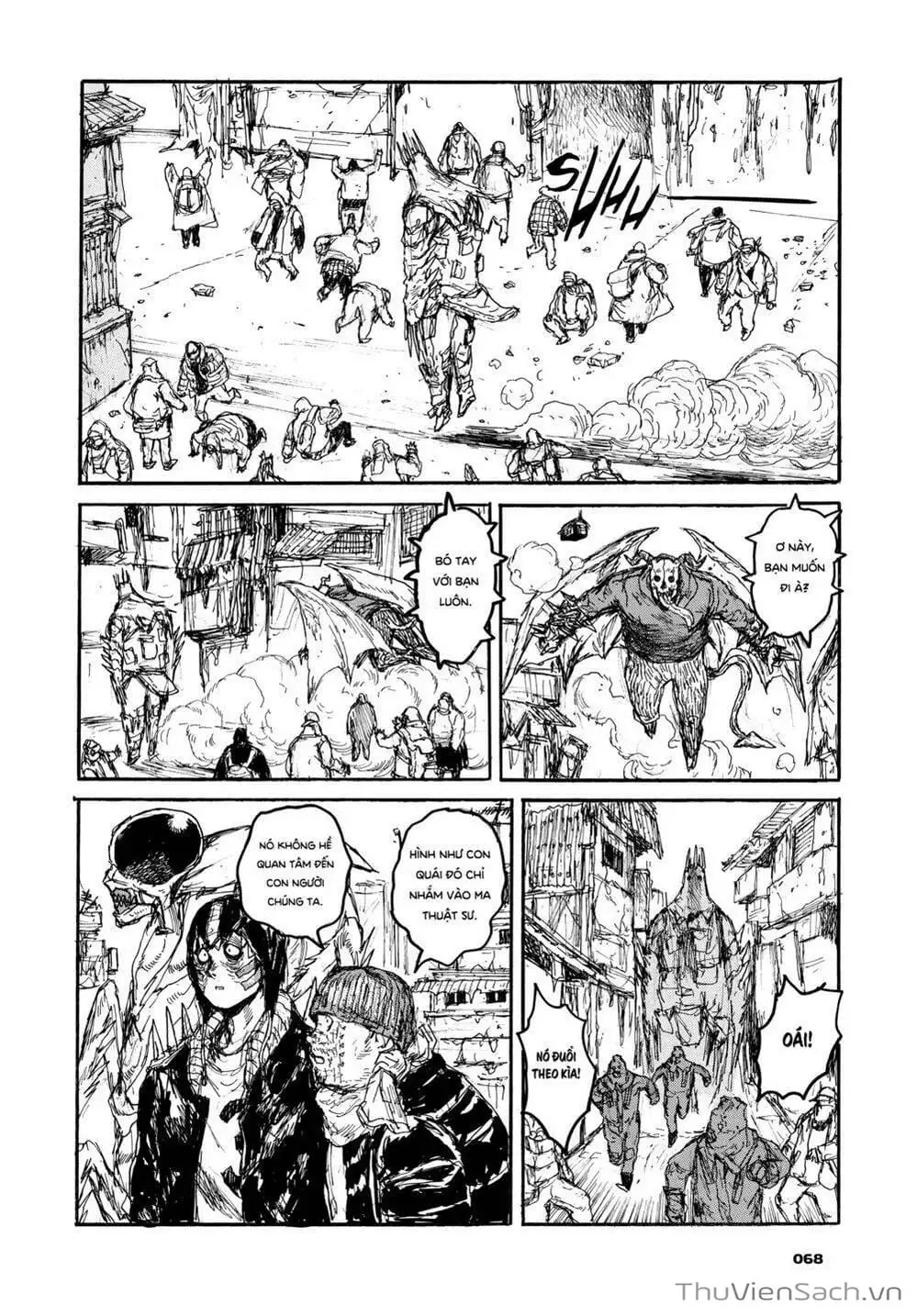 Truyện Tranh Kẻ Mất Trí Và Thế Giới Ma Thuật - Dorohedoro trang 5