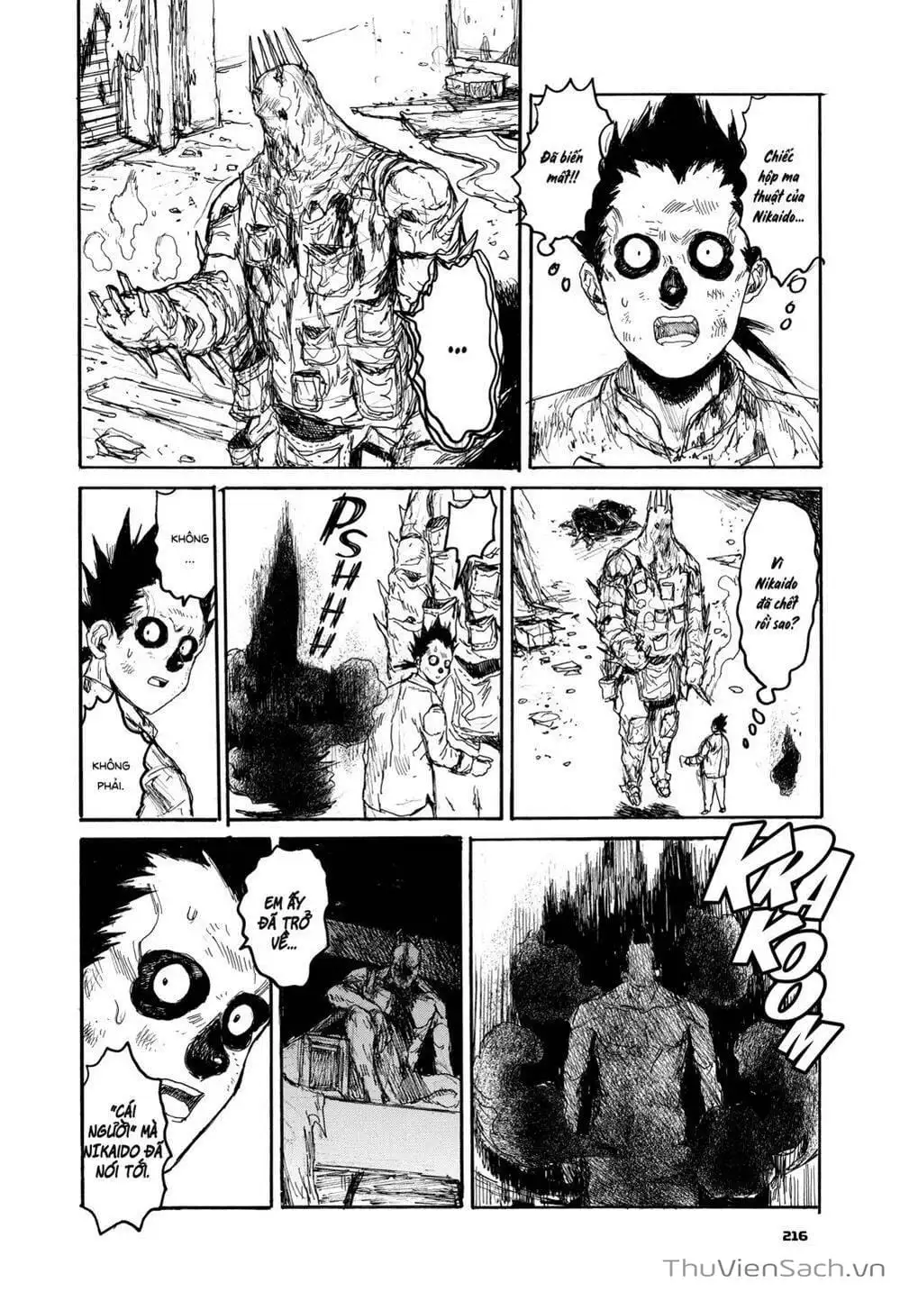 Truyện Tranh Kẻ Mất Trí Và Thế Giới Ma Thuật - Dorohedoro trang 5