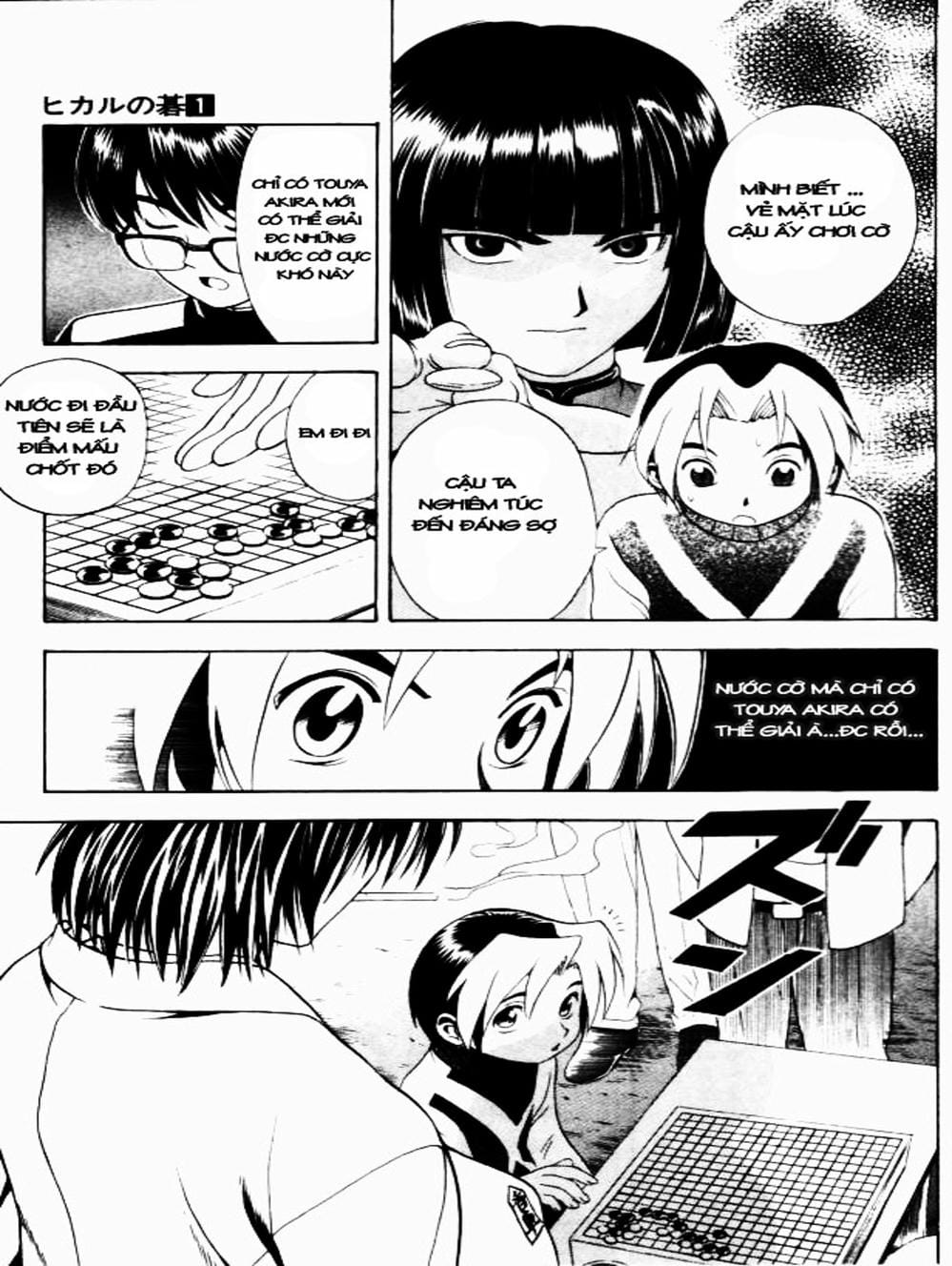 Truyện Tranh Kì Thủ Cờ Vây - Hikaru No Go trang 6