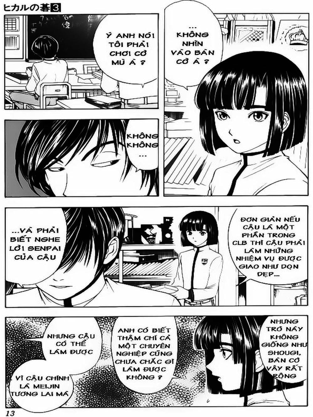 Truyện Tranh Kì Thủ Cờ Vây - Hikaru No Go trang 6