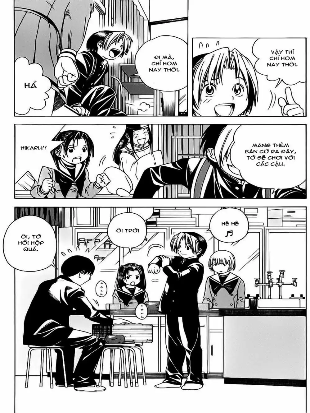 Truyện Tranh Kì Thủ Cờ Vây - Hikaru No Go trang 6