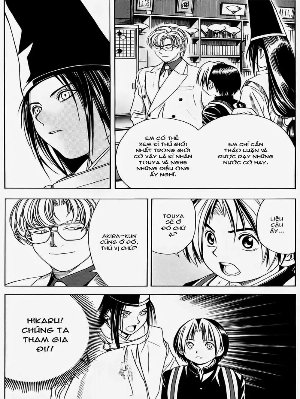 Truyện Tranh Kì Thủ Cờ Vây - Hikaru No Go trang 6