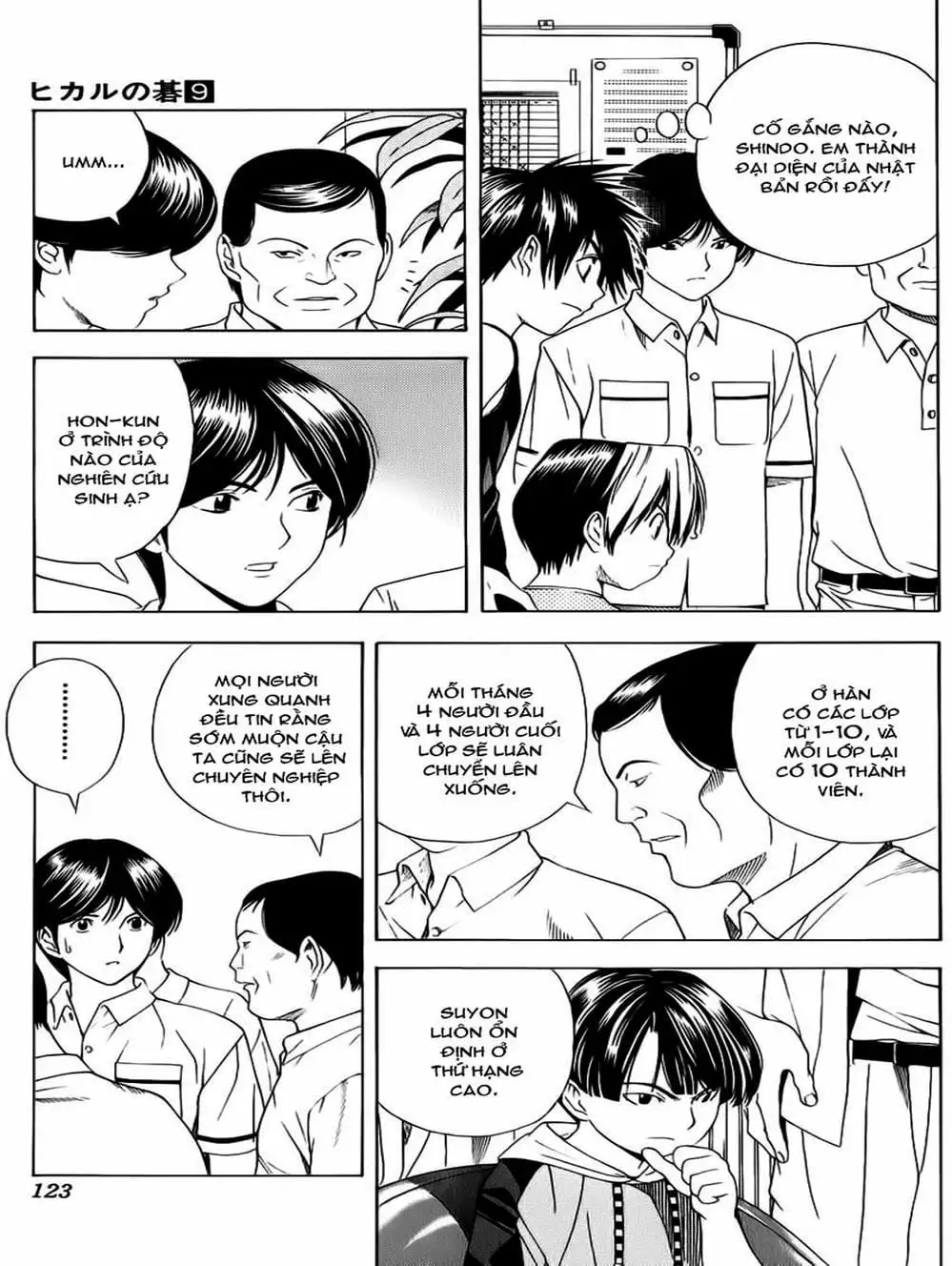 Truyện Tranh Kì Thủ Cờ Vây - Hikaru No Go trang 6