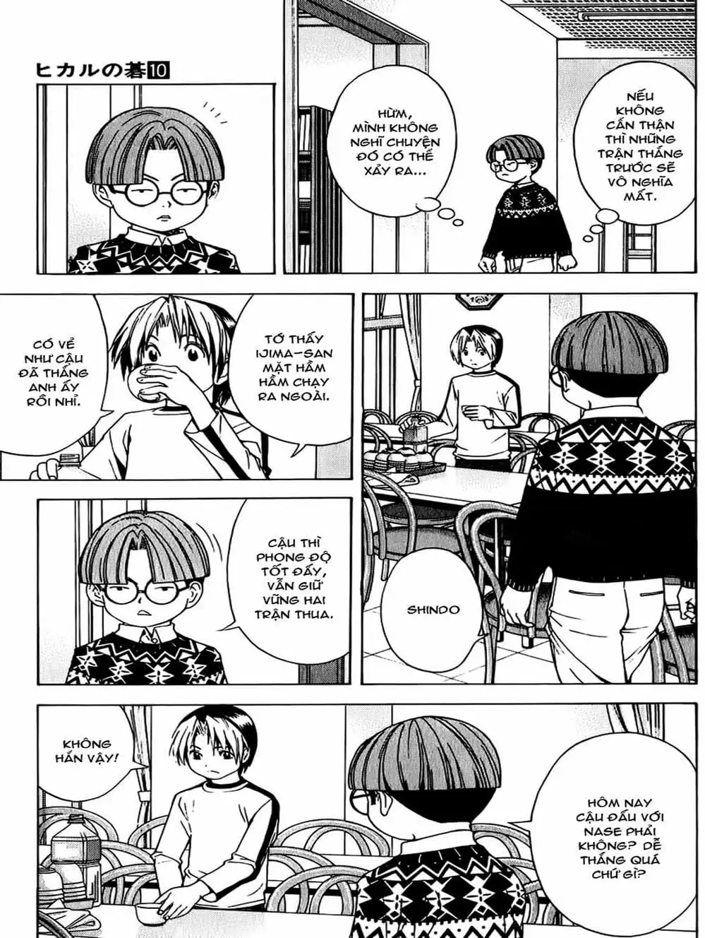 Truyện Tranh Kì Thủ Cờ Vây - Hikaru No Go trang 6