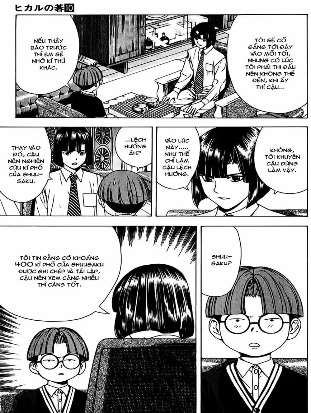 Truyện Tranh Kì Thủ Cờ Vây - Hikaru No Go trang 6