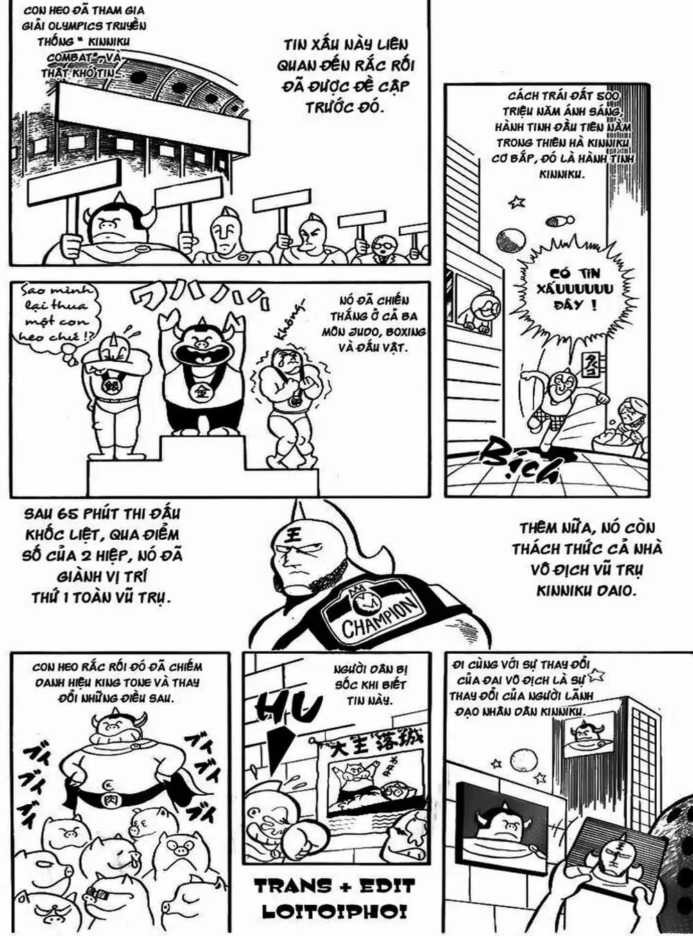 Truyện Tranh Lực Sĩ Kinniku - Kinnikuman trang 5