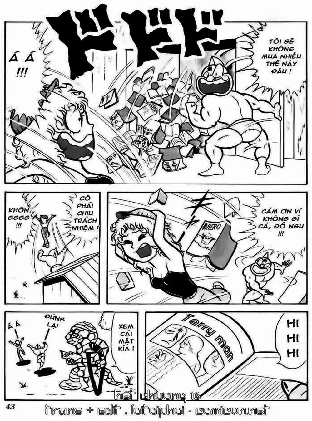 Truyện Tranh Lực Sĩ Kinniku - Kinnikuman trang 5