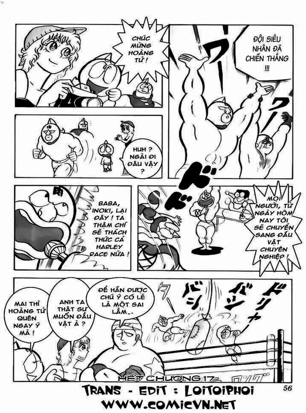 Truyện Tranh Lực Sĩ Kinniku - Kinnikuman trang 5