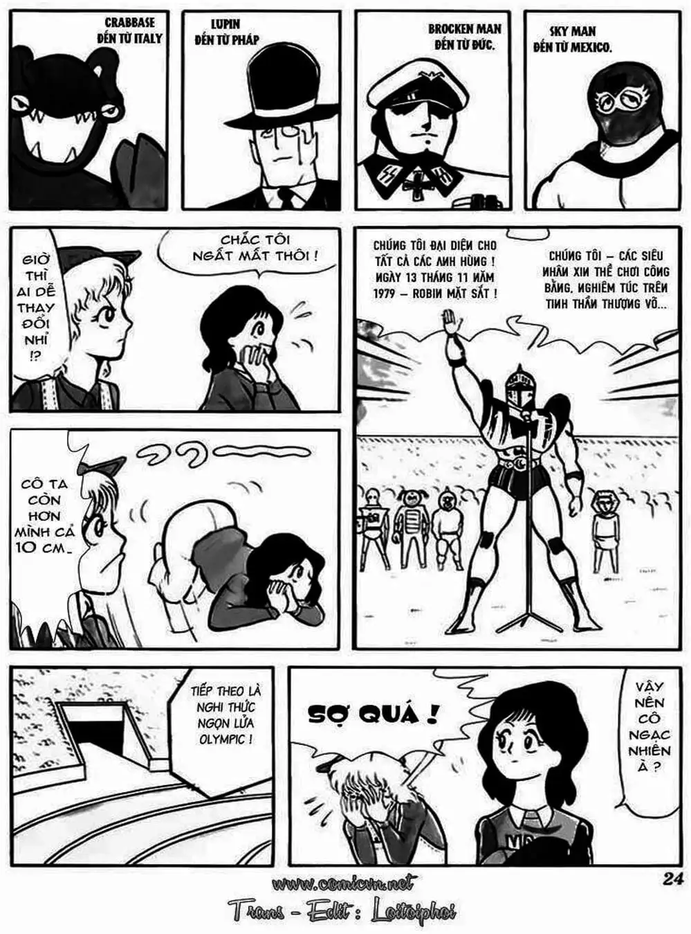 Truyện Tranh Lực Sĩ Kinniku - Kinnikuman trang 5