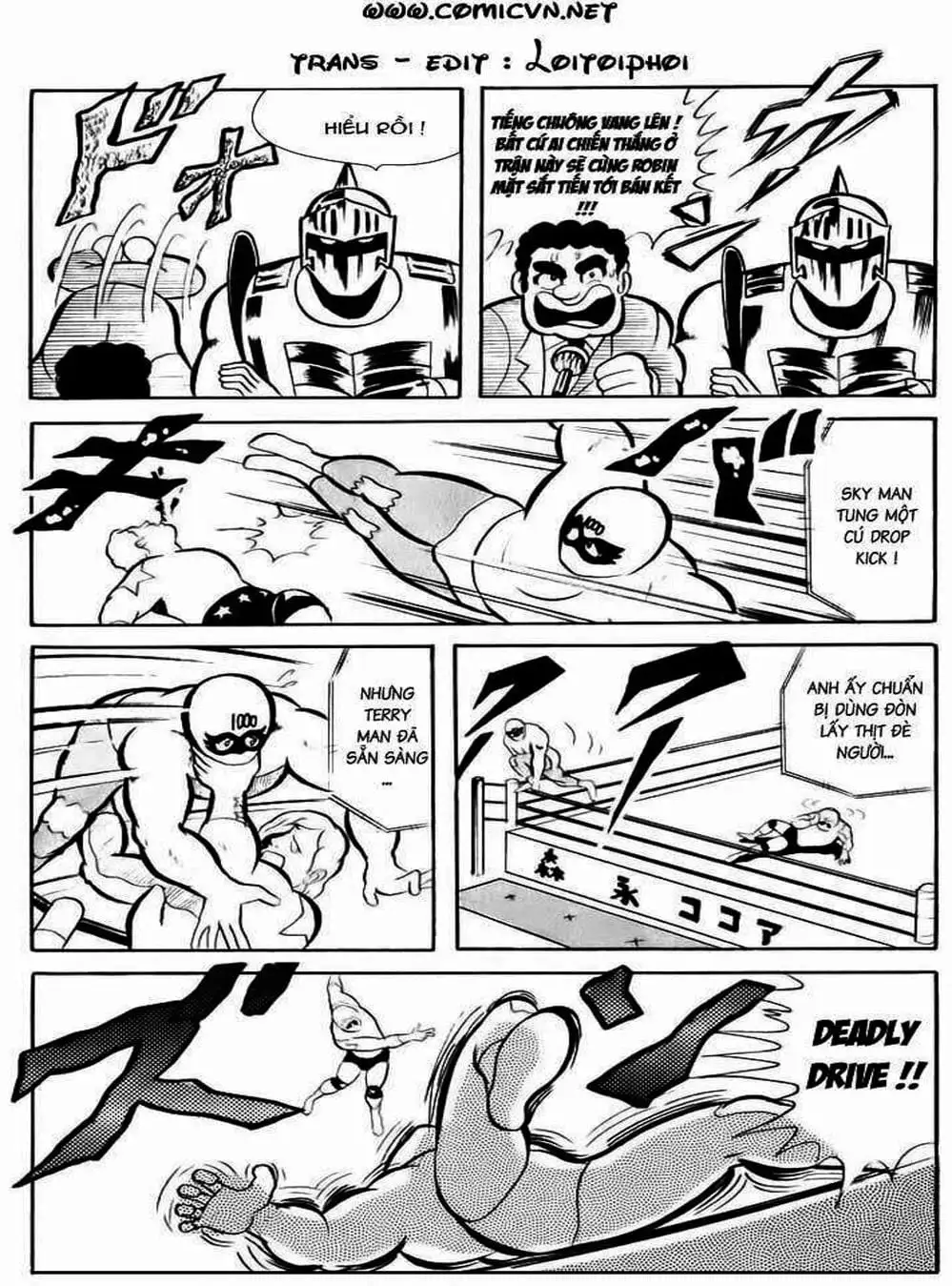 Truyện Tranh Lực Sĩ Kinniku - Kinnikuman trang 5