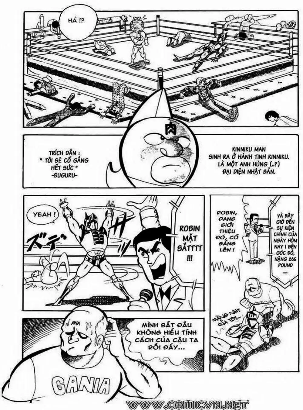 Truyện Tranh Lực Sĩ Kinniku - Kinnikuman trang 5