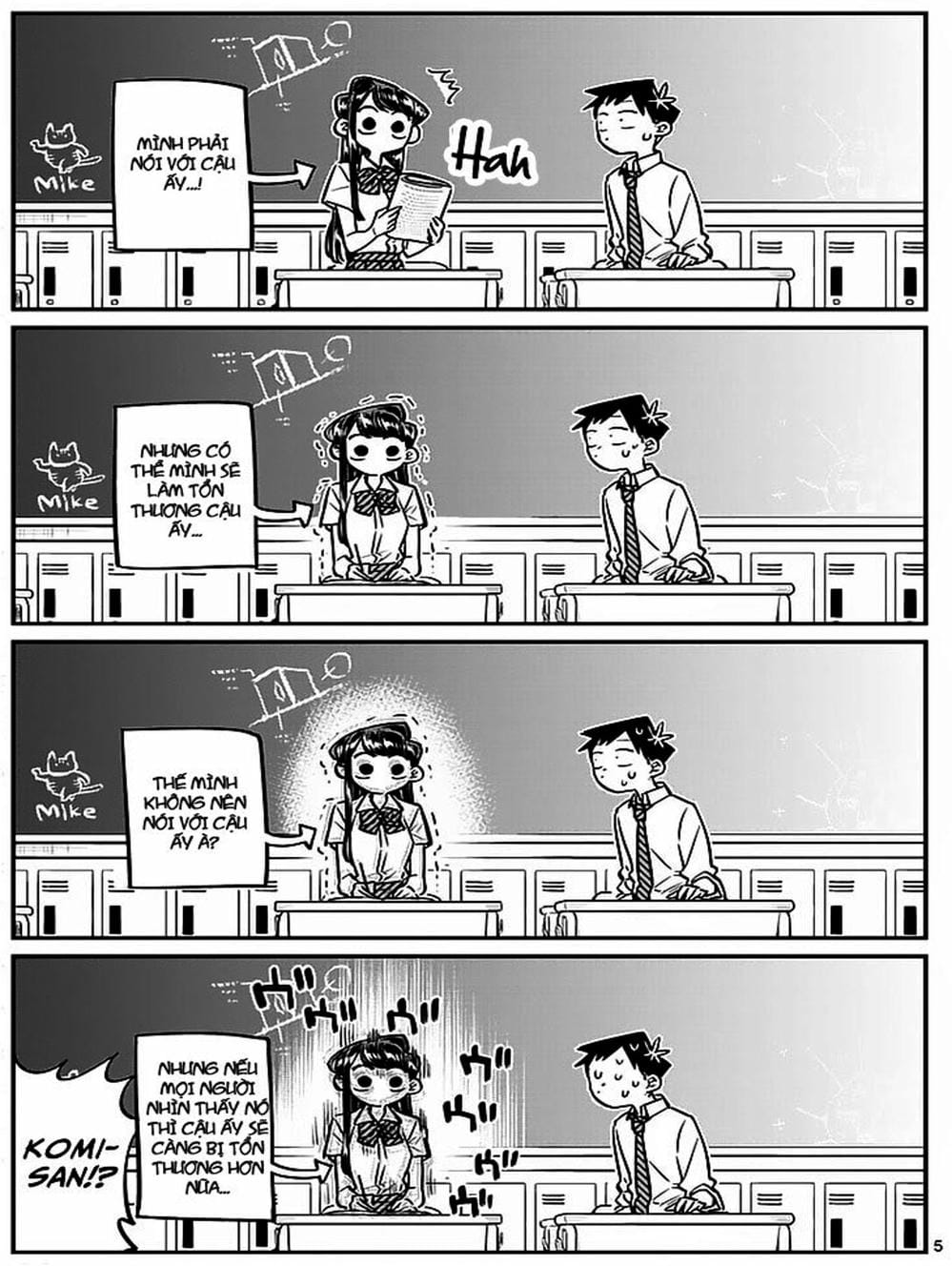 Truyện Tranh Komi Không Thể Giao Tiếp - Komi San Wa Komyusho Desu trang 5