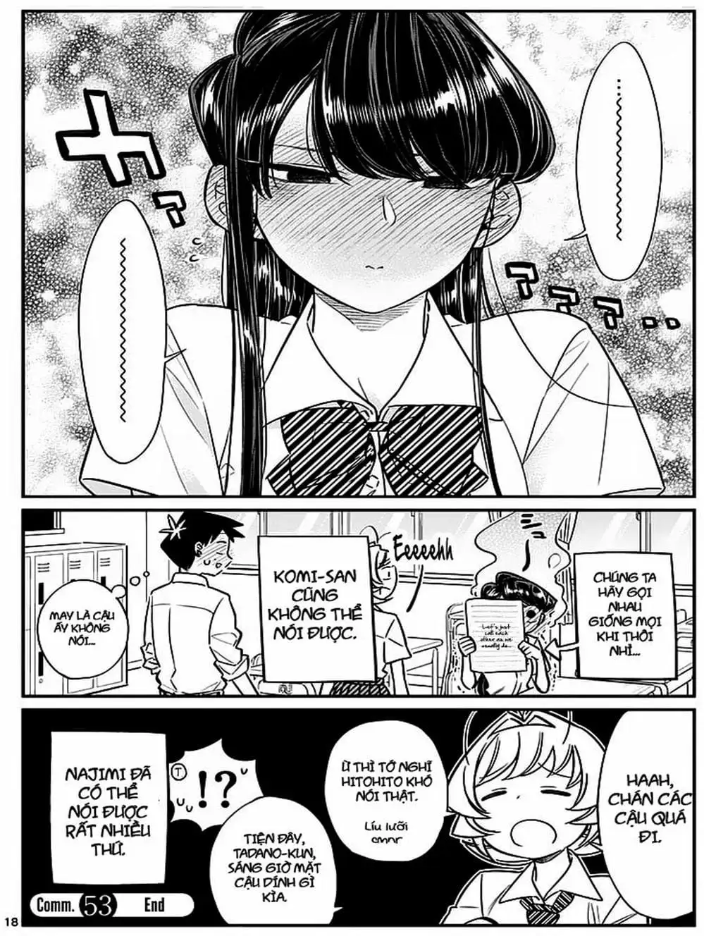 Truyện Tranh Komi Không Thể Giao Tiếp - Komi San Wa Komyusho Desu trang 5