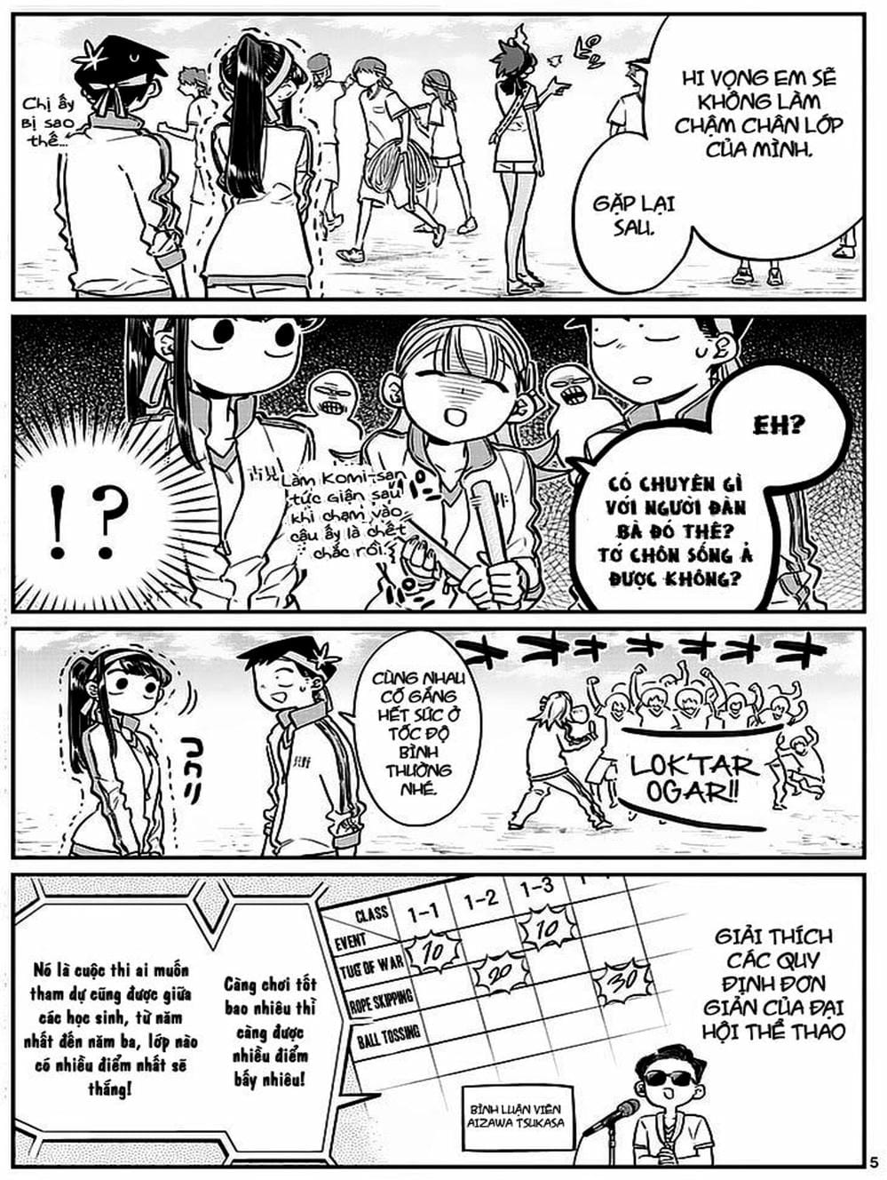 Truyện Tranh Komi Không Thể Giao Tiếp - Komi San Wa Komyusho Desu trang 5