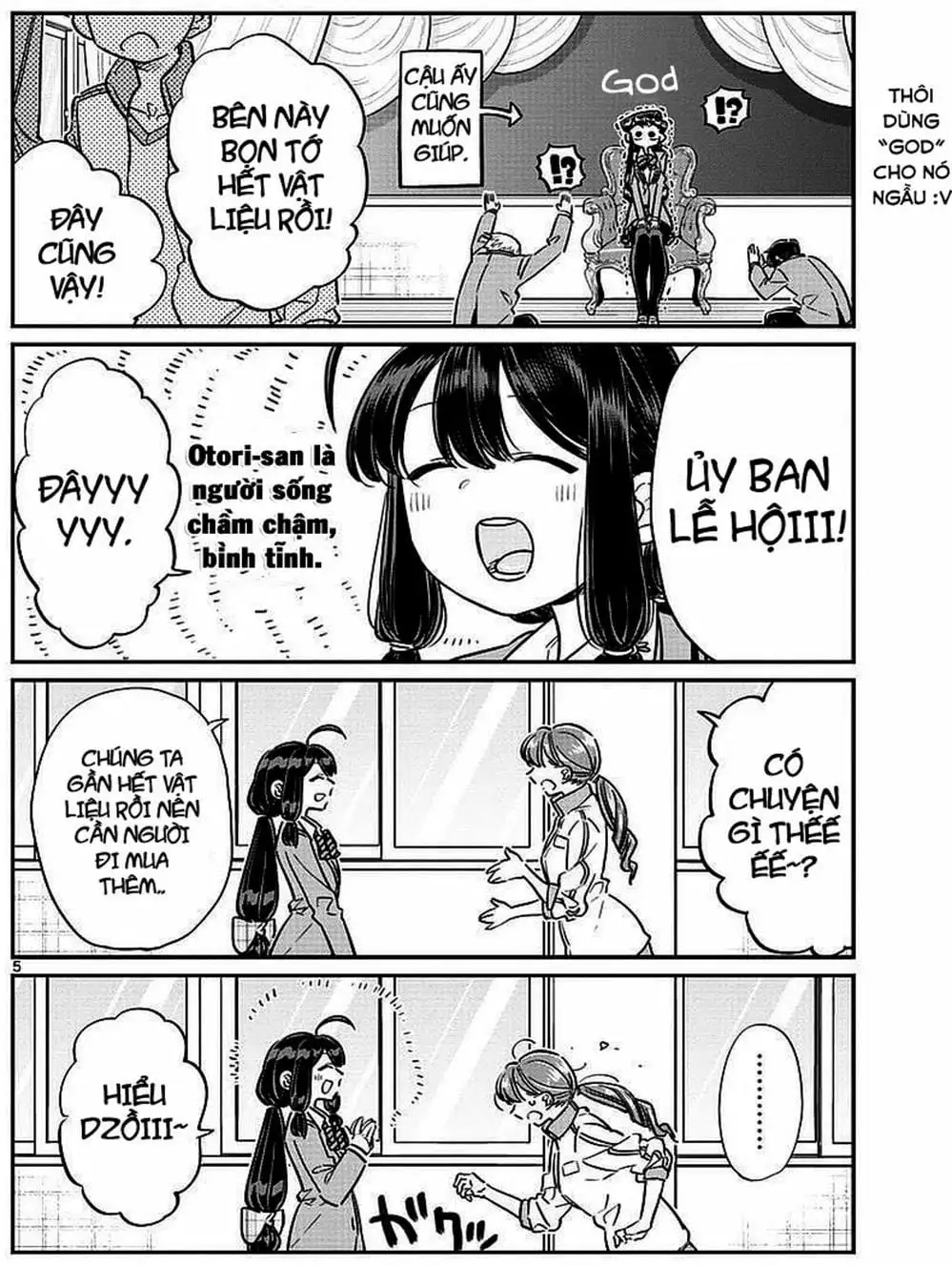 Truyện Tranh Komi Không Thể Giao Tiếp - Komi San Wa Komyusho Desu trang 5
