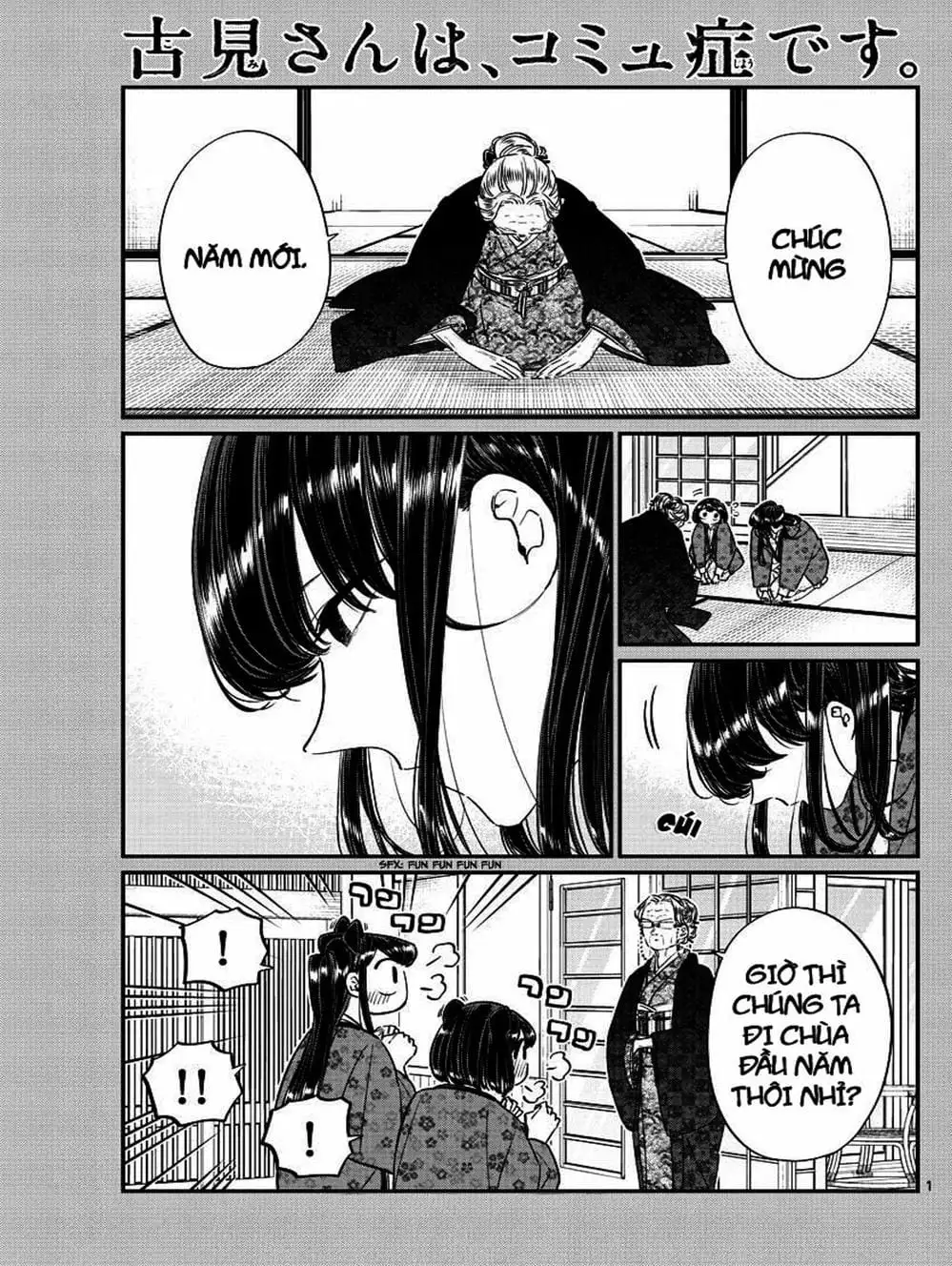 Truyện Tranh Komi Không Thể Giao Tiếp - Komi San Wa Komyusho Desu trang 5