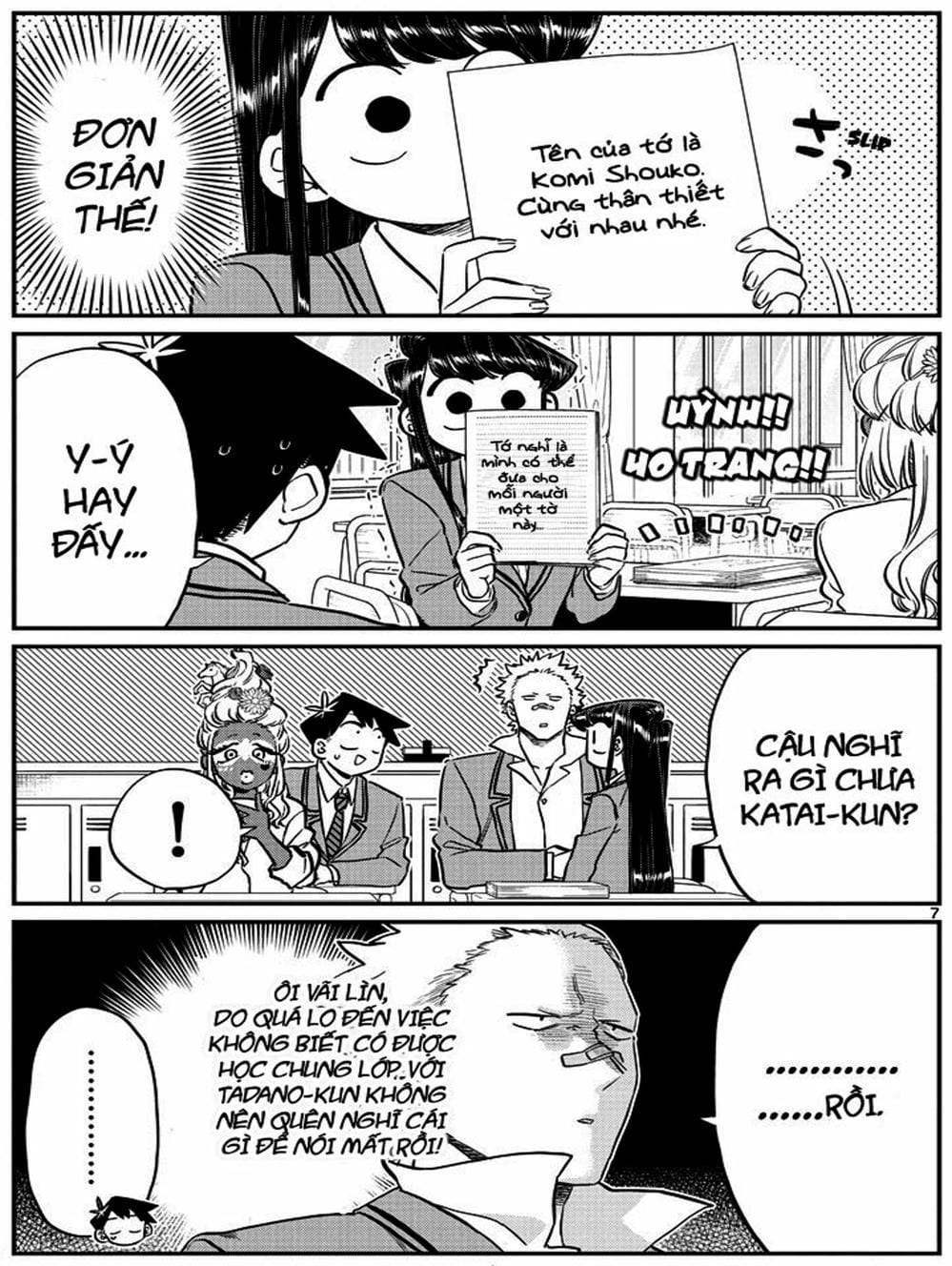 Truyện Tranh Komi Không Thể Giao Tiếp - Komi San Wa Komyusho Desu trang 5