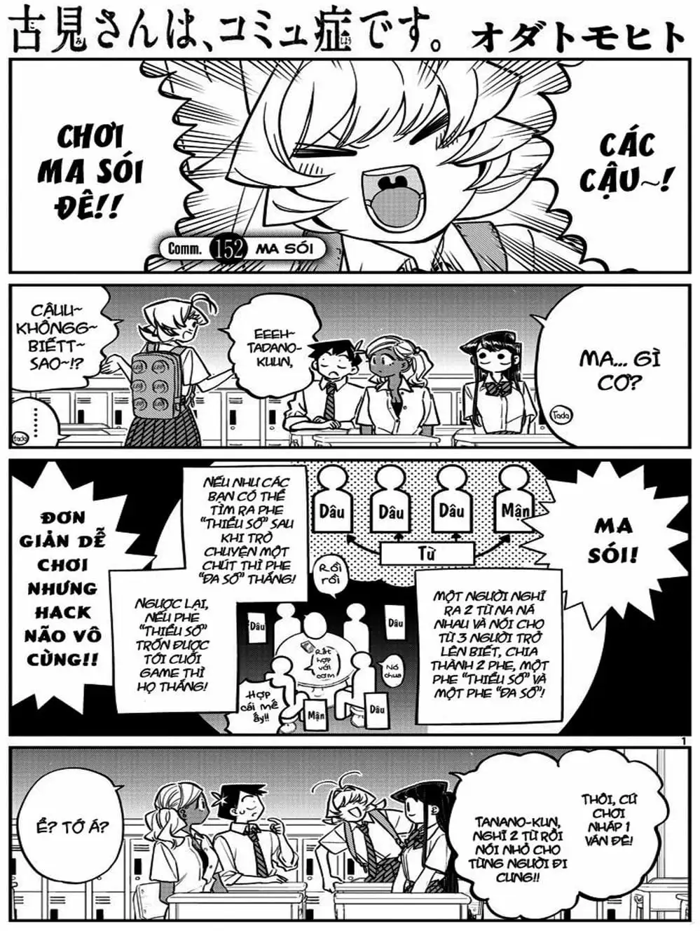 Truyện Tranh Komi Không Thể Giao Tiếp - Komi San Wa Komyusho Desu trang 5