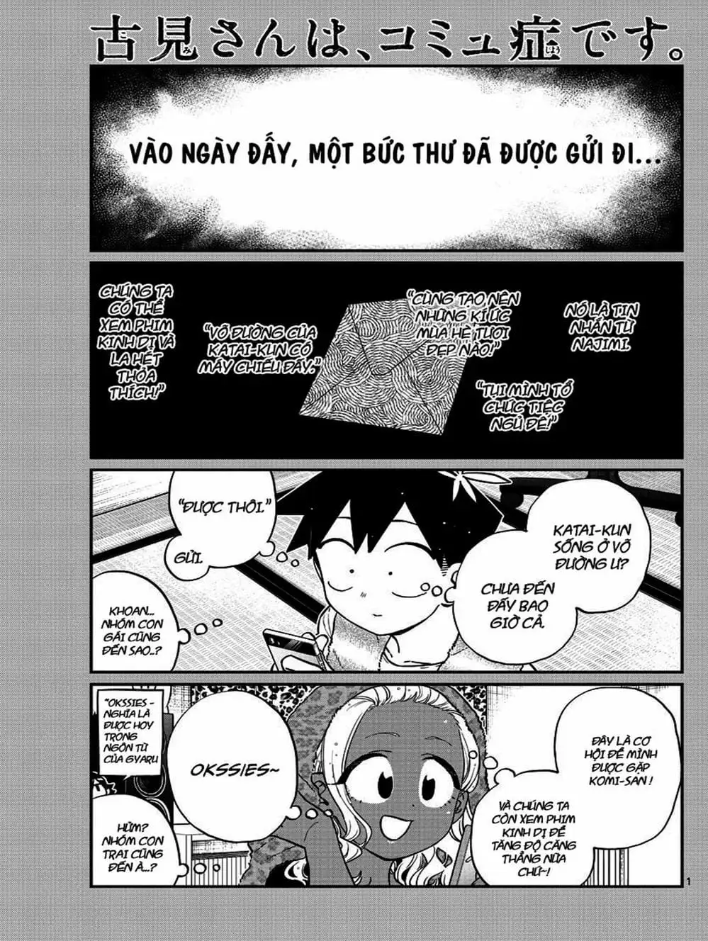 Truyện Tranh Komi Không Thể Giao Tiếp - Komi San Wa Komyusho Desu trang 5