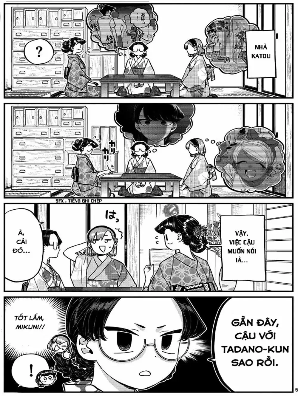 Truyện Tranh Komi Không Thể Giao Tiếp - Komi San Wa Komyusho Desu trang 5