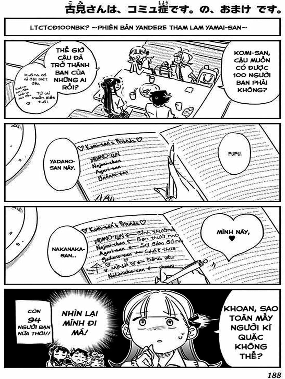 Truyện Tranh Komi Không Thể Giao Tiếp - Komi San Wa Komyusho Desu trang 5