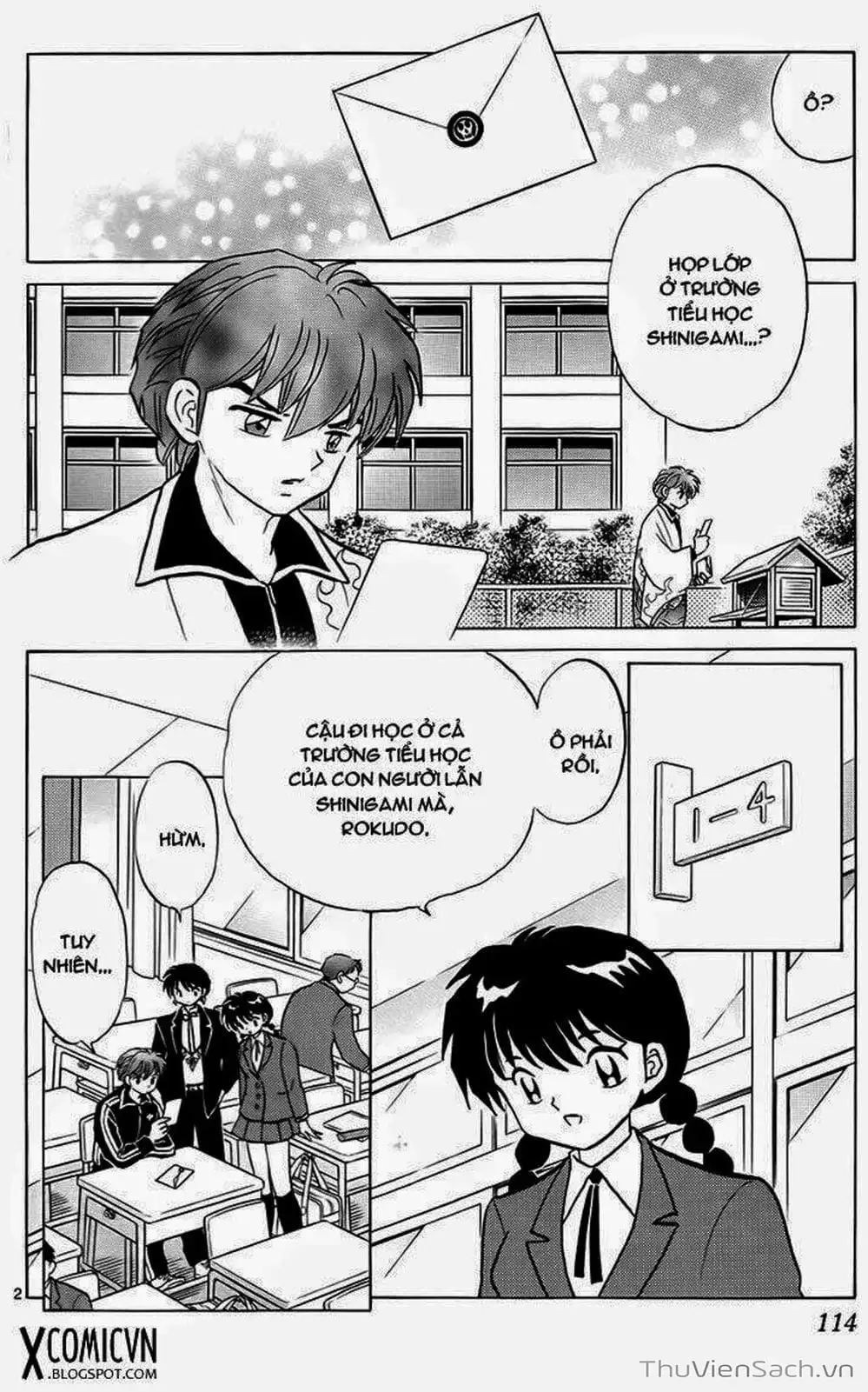Truyện Tranh Rinne - Cảnh Giới Luân Hồi (Bạn Học Bí Ẩn) trang 4