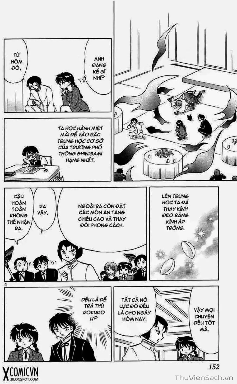 Truyện Tranh Rinne - Cảnh Giới Luân Hồi (Bạn Học Bí Ẩn) trang 4