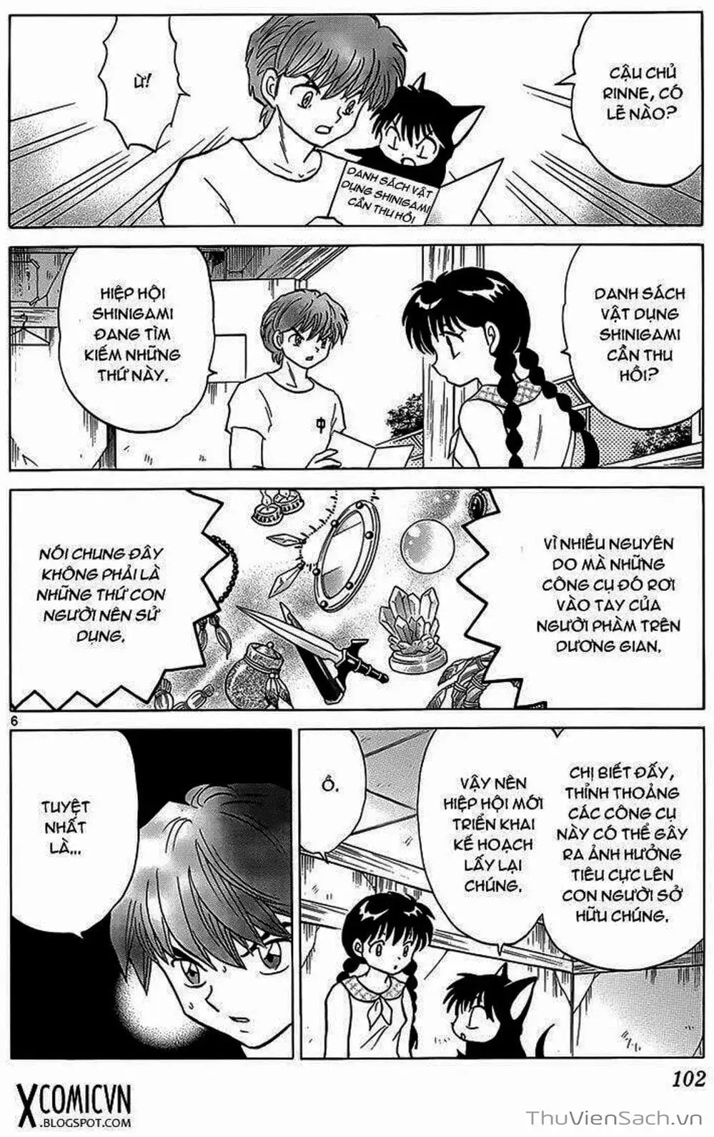 Truyện Tranh Rinne - Cảnh Giới Luân Hồi (Bạn Học Bí Ẩn) trang 4