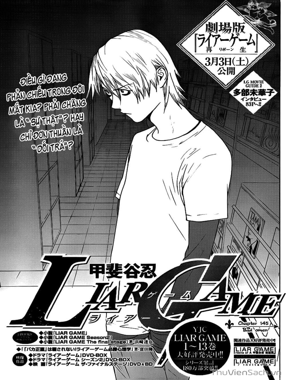 Truyện Tranh Trò Chơi Dối Trá - Liar Game trang 4