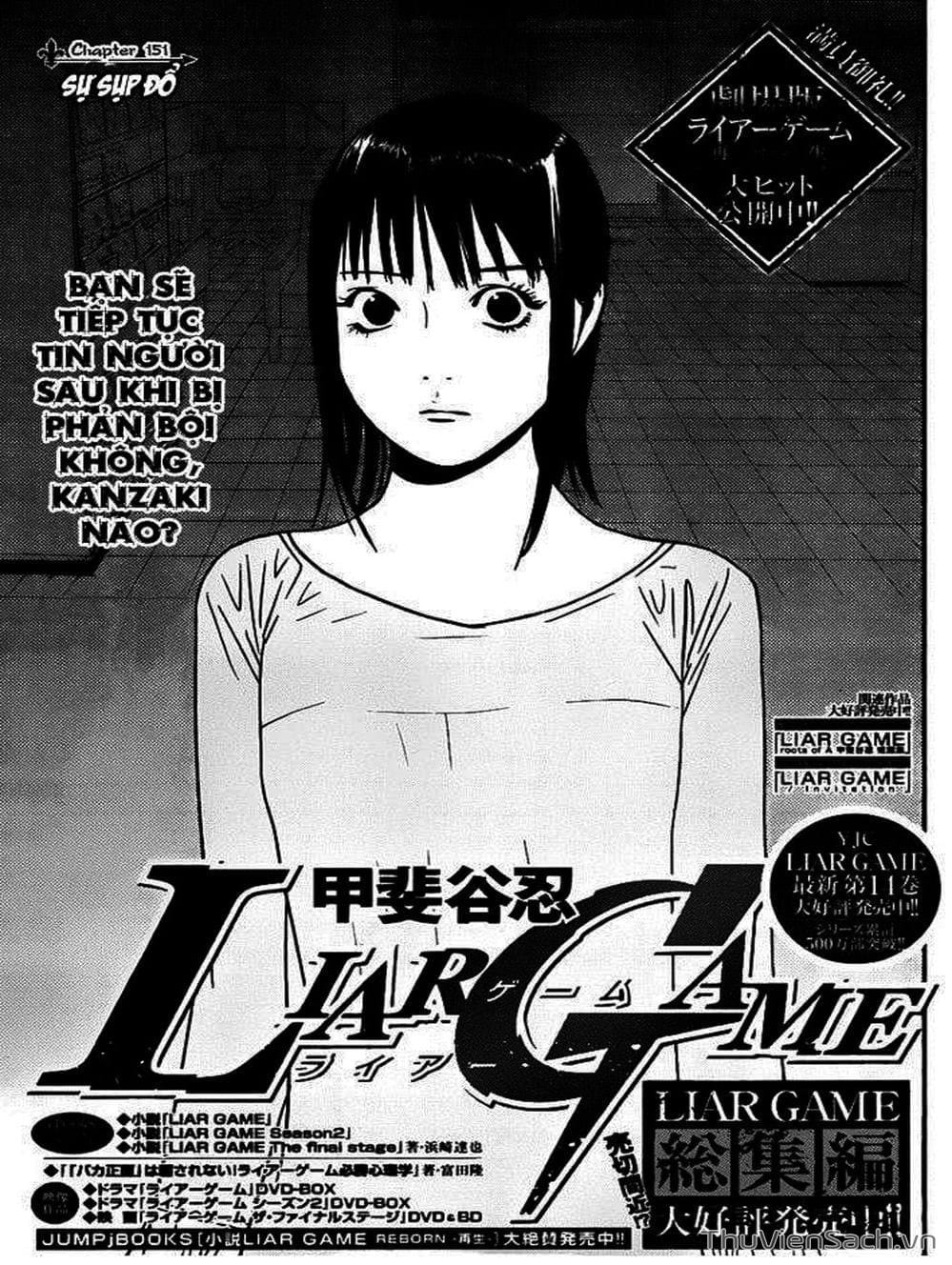 Truyện Tranh Trò Chơi Dối Trá - Liar Game trang 2936