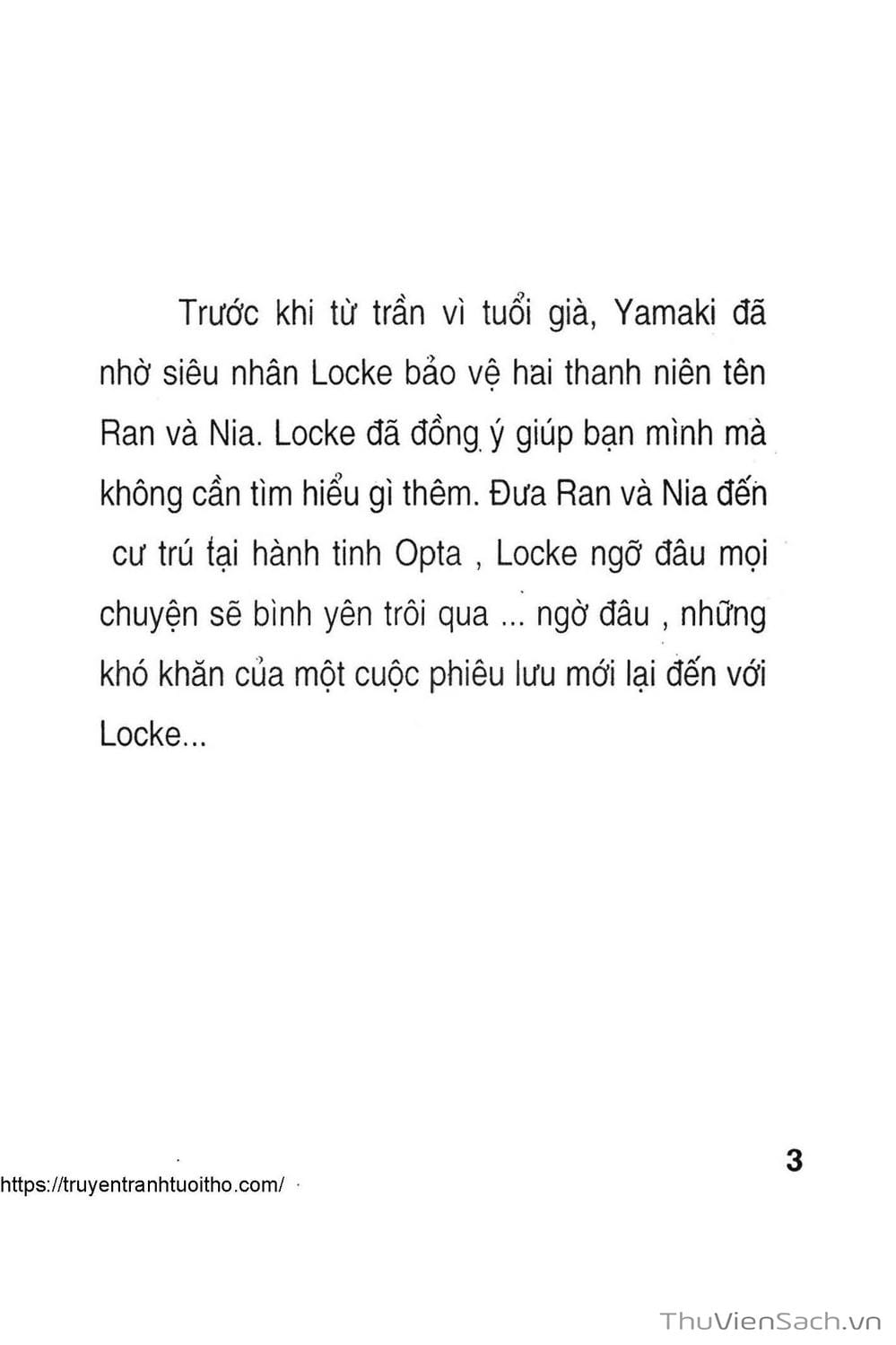 Truyện Tranh Siêu Nhân Locke trang 3