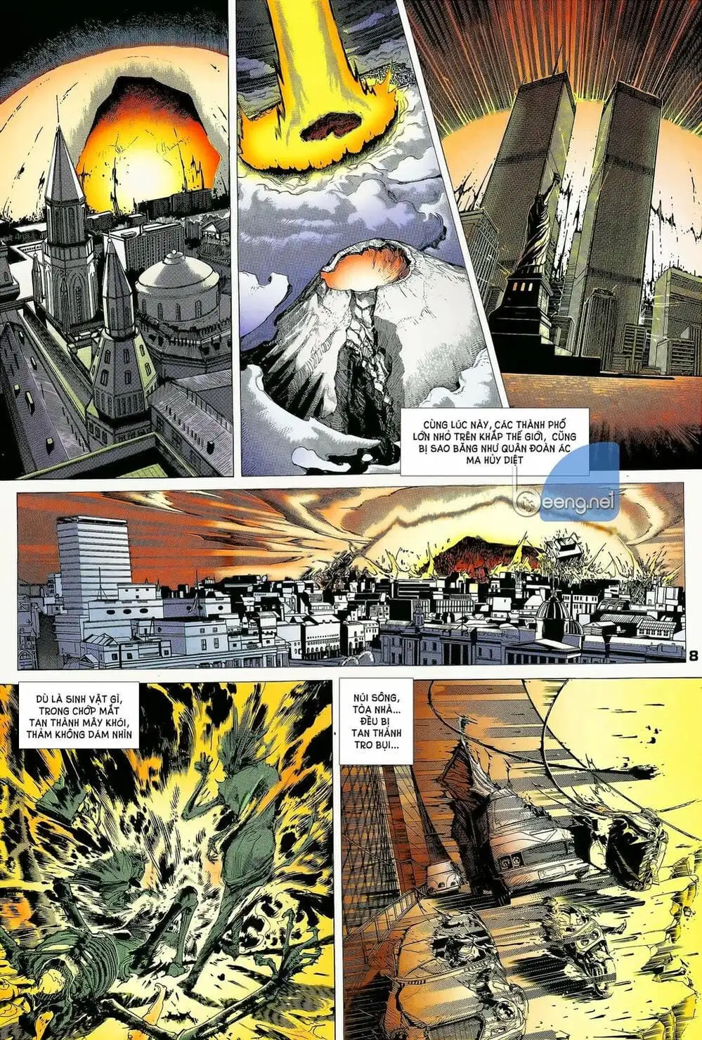 Truyện Tranh Long Hổ 5 Thế trang 8