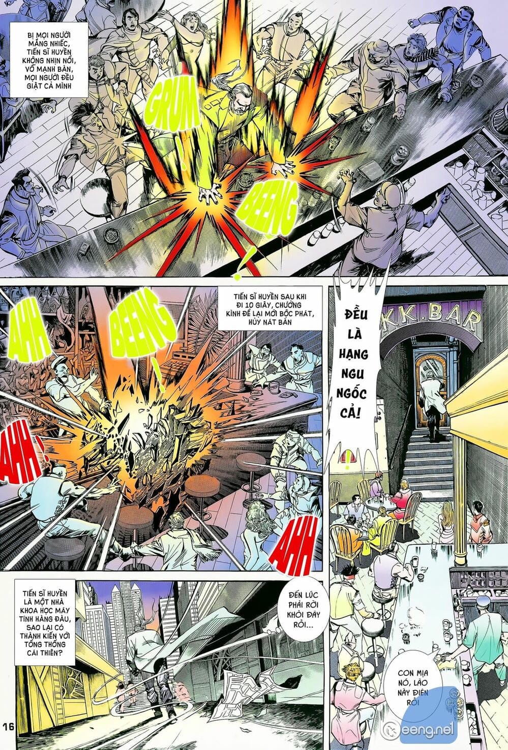 Truyện Tranh Long Hổ 5 Thế trang 8