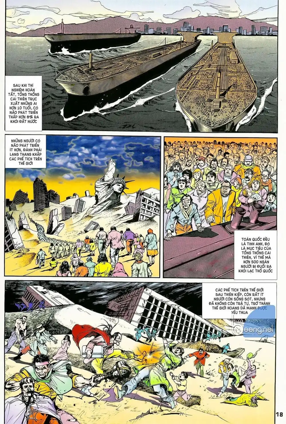 Truyện Tranh Long Hổ 5 Thế trang 8