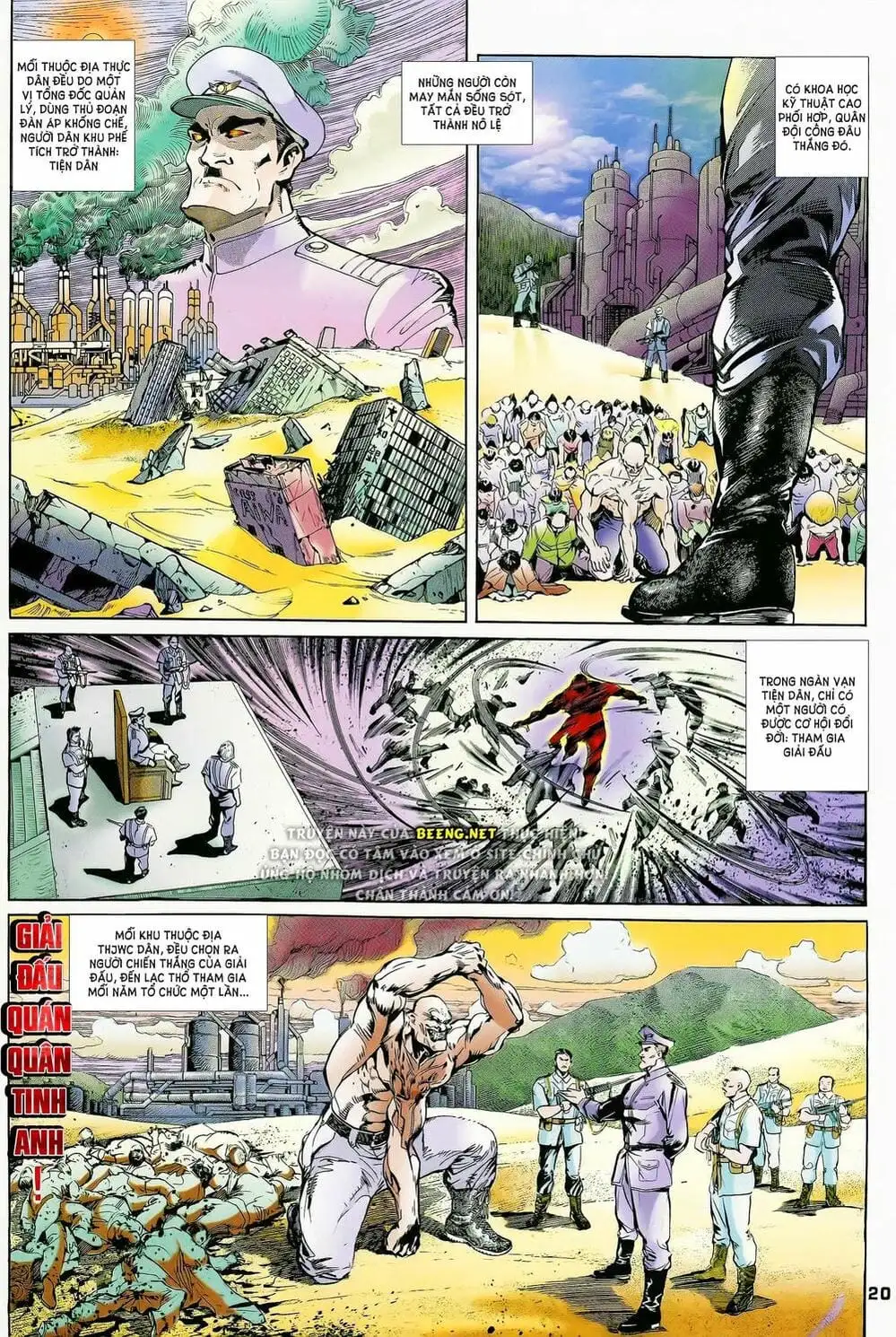 Truyện Tranh Long Hổ 5 Thế trang 8