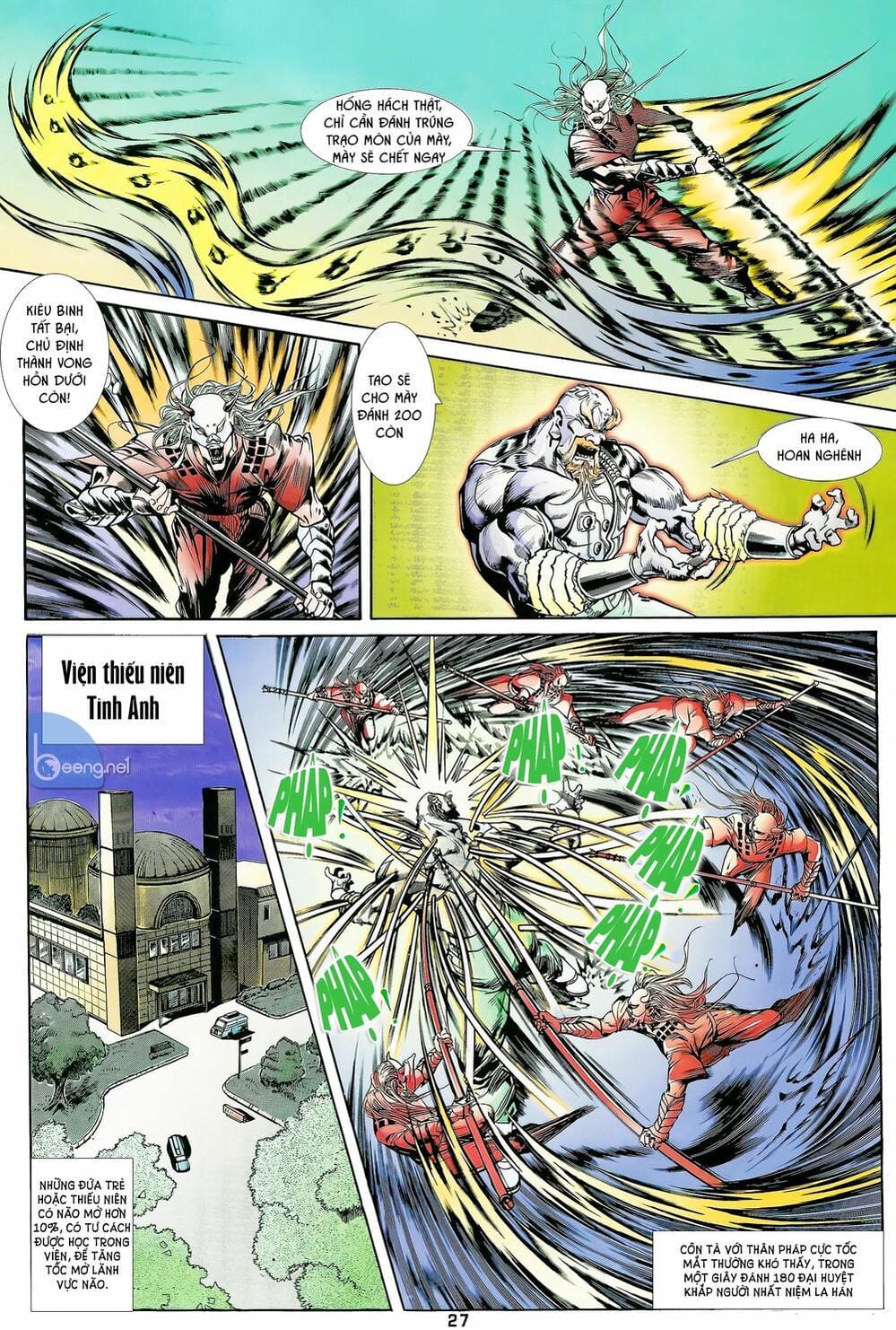 Truyện Tranh Long Hổ 5 Thế trang 8