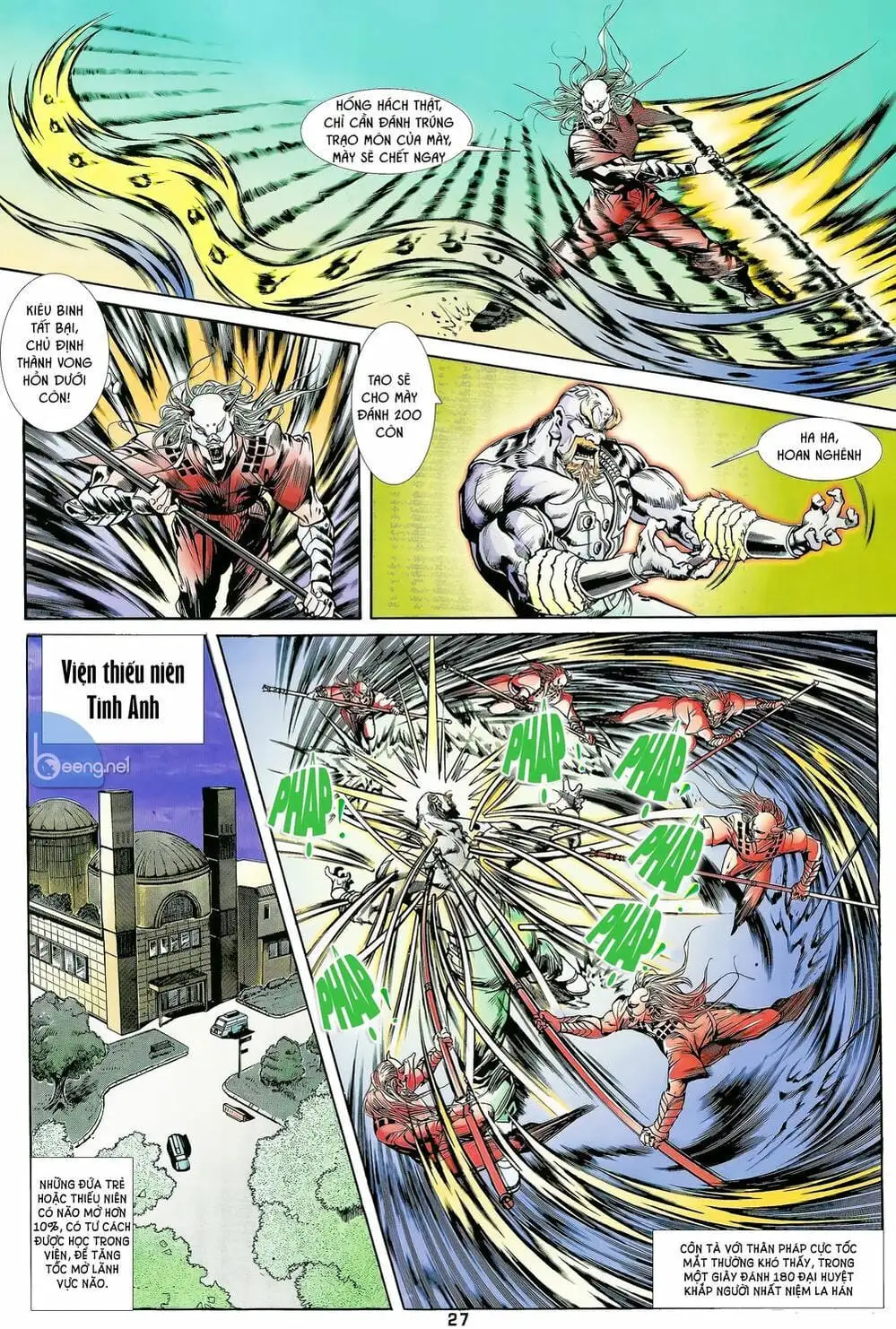 Truyện Tranh Long Hổ 5 Thế trang 8