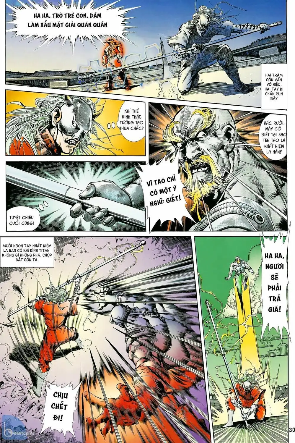 Truyện Tranh Long Hổ 5 Thế trang 8