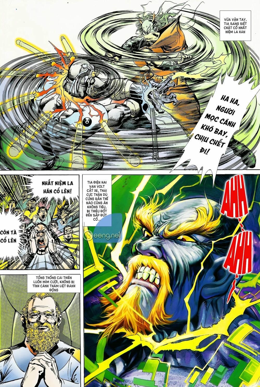 Truyện Tranh Long Hổ 5 Thế trang 8