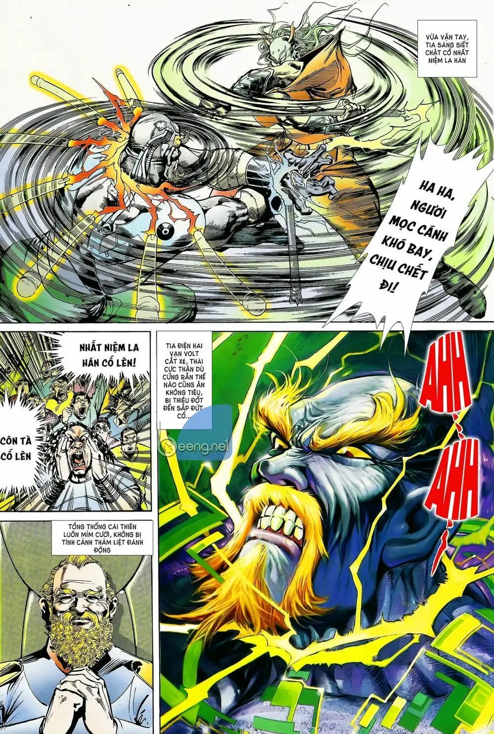Truyện Tranh Long Hổ 5 Thế trang 8